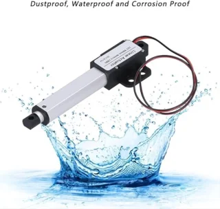Mini elektrische lineaire actuator 50 mm 12V DC met interne eindschakelaar
