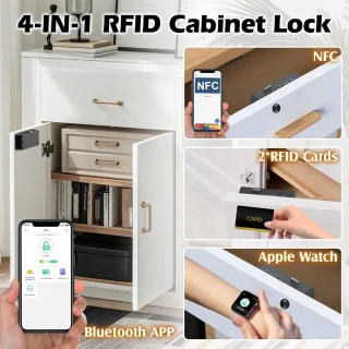 Slimme Elektronische Kastslot met Bluetooth en NFC