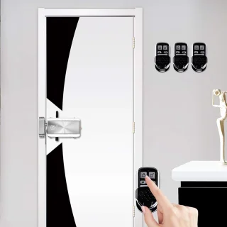 Draadloos Elektronisch Deurslot met Afstandsbediening - Keyless Toegangscontrole en Anti-Diefstal voor Thuis en Hotel