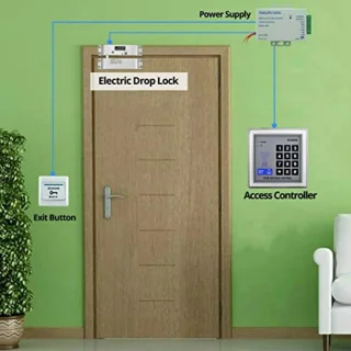 Volledige set RFID toegangscontrolesysteem met elektrische vergrendeling en numeriek toetsenbord