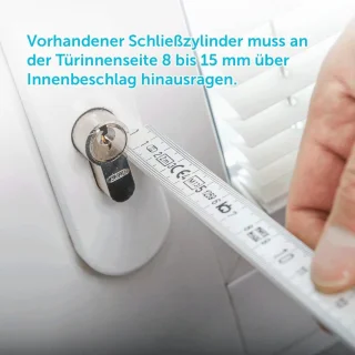 Slimme deurslotaandrijving - Wit - 142950A0 - Bluetooth - 56 x 52 x 114 cm