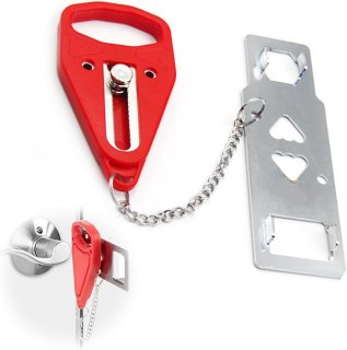 De Draagbaar reisslot - Solide deurslot voor onderweg - Ideaal voor reizen en hotels in één oogopslag