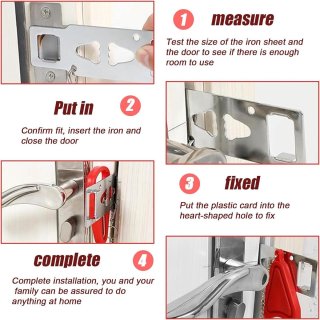 Wat vinden we goed aan de Draagbaar reisslot - Solide deurslot voor onderweg - Ideaal voor reizen en hotels