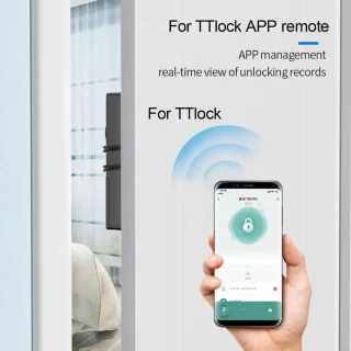 Digitale Slimme Deurslot met APP Afstandsbediening en IC Kaart Toegang voor Houten Deuren