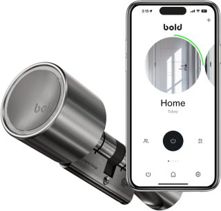 De Bold Cilinder - Bold Smart Lock SX-53 - Slim deurslot - RVS - Zilver in één oogopslag