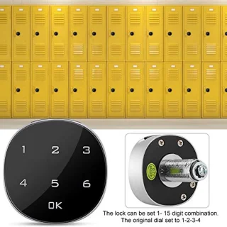 Elektronisch Aanraakscherm Slot - Digitaal Wachtwoord Slot voor Thuis, Kantoor en Gymzaal