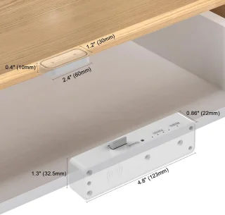 Slimme Magnetische Bluetooth RFID Kastslot - Draadloos en Veilig voor Meubelbeveiliging