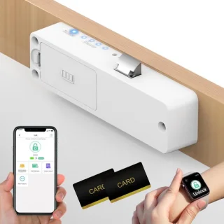 Slimme Magnetische Bluetooth RFID Kastslot - Draadloos en Veilig voor Meubelbeveiliging