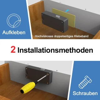 Elektronisch Kastslot NFC RFID - Verborgen Beveiliging voor Meubilair met Bluetooth-app
