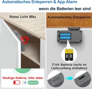 Elektronisch Kastslot NFC RFID - Verborgen Beveiliging voor Meubilair met Bluetooth-app