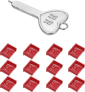 12-deurslot USB Lock - rood