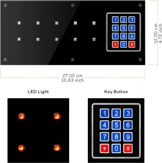 12V Controlepaneel voor Elektrisch Slot