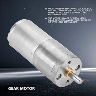 12V DC 25 mm reductiemotor