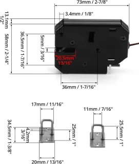 12V Elektrisch kastslot