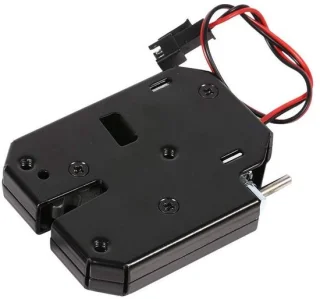 Aladdien 12 V elektromagnetisch slot zwart