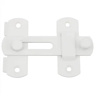 Aladdien flip latch hasp wit EMS9001-W