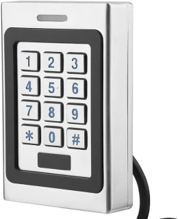Aladdien toegangscontroller deurtoetsenbord zilver