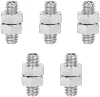 Allecto Hexagonale Draadbouten (Lock Nuts) 1/4"-20 - 5 stuks