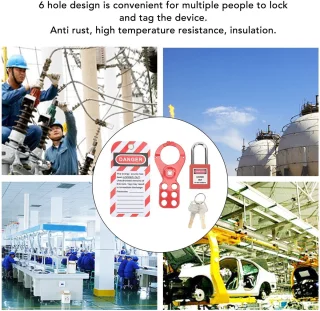 Allecto lockout tagout kit - elektrische lockout tagout locks set