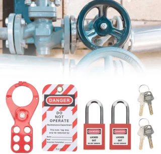 Allecto lockout tagout kit - elektrische lockout tagout locks set
