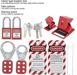 Allecto - Lockout Tagout Toolbox Kit - 15-delig