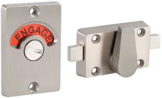 Allecto Privacy-indicator deurslot RVS Zilver Model CB