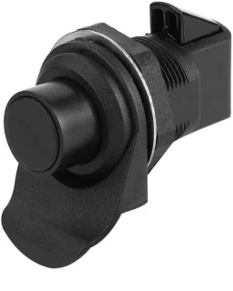 Allecto Push Button Lock - Sleutelloos deurslot (zwart)