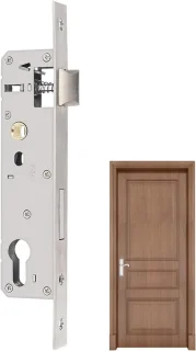 Aluminium deurslot - veiligheidsslot hek - 8525 8530