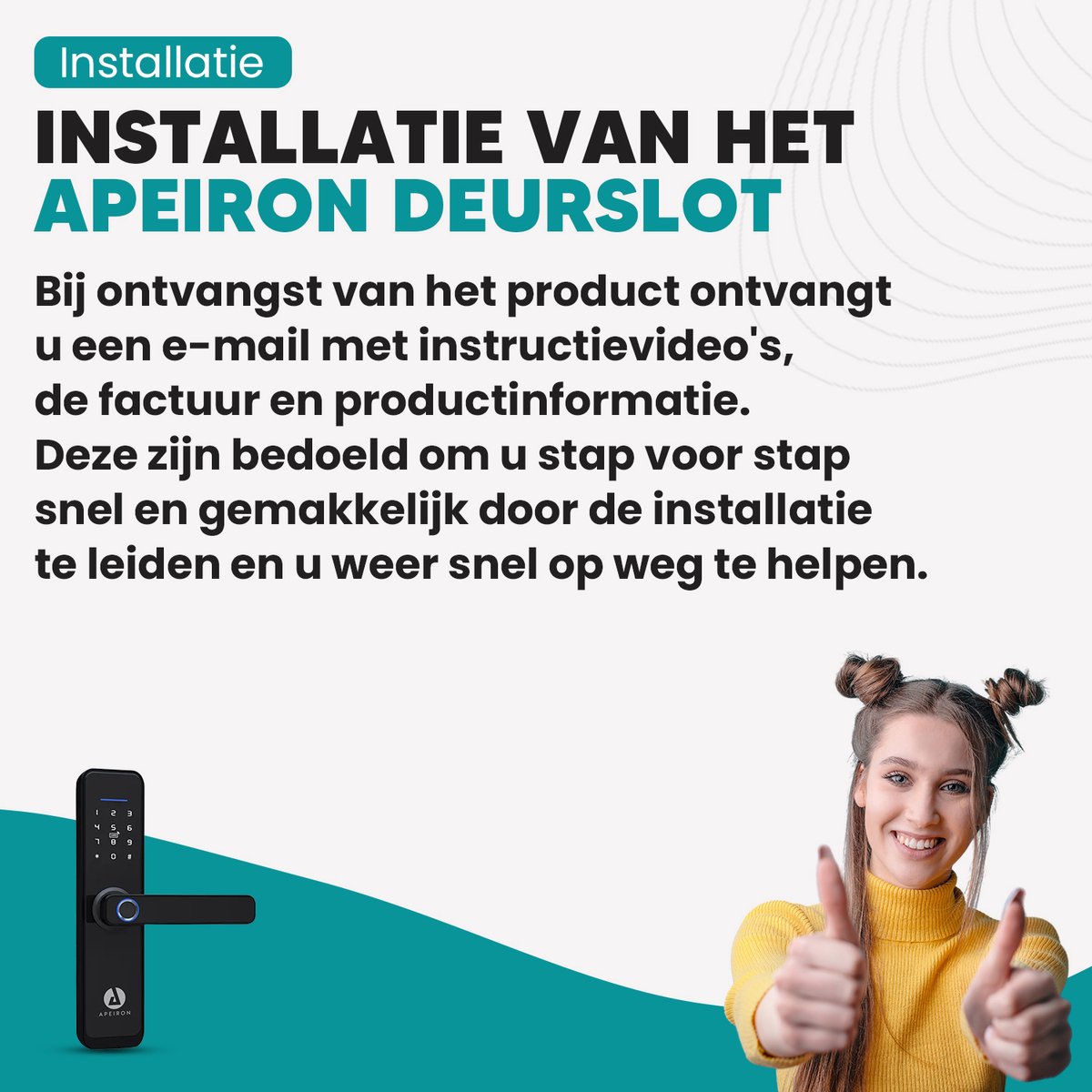 Apeiron Smart Lock 2.0 Deurslot