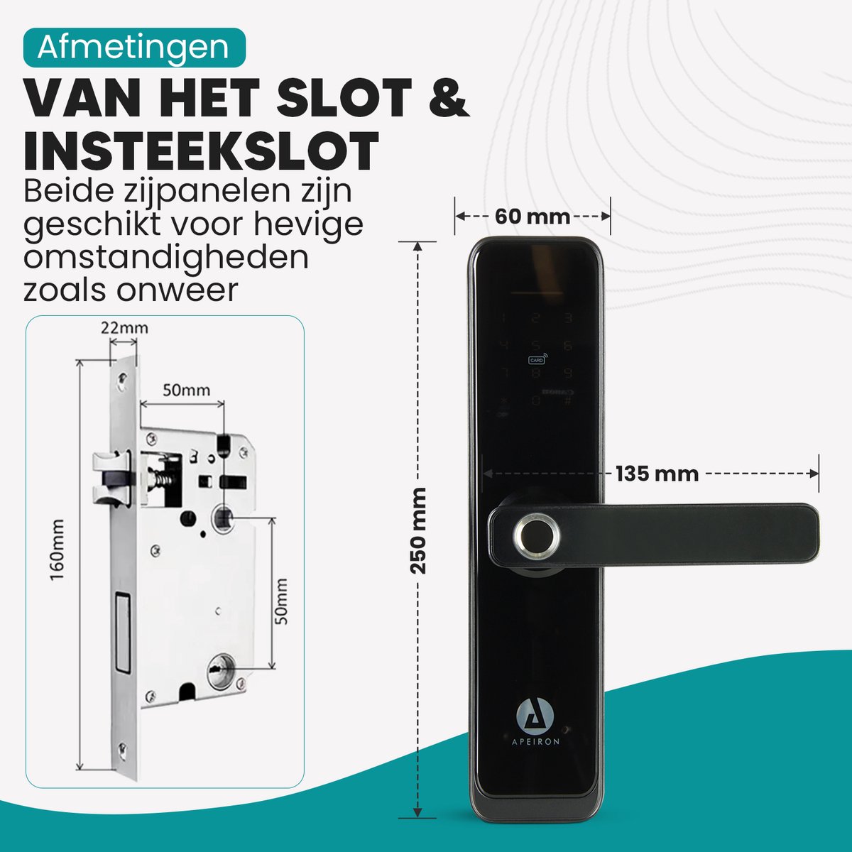Apeiron Smart Lock 2.0 Deurslot