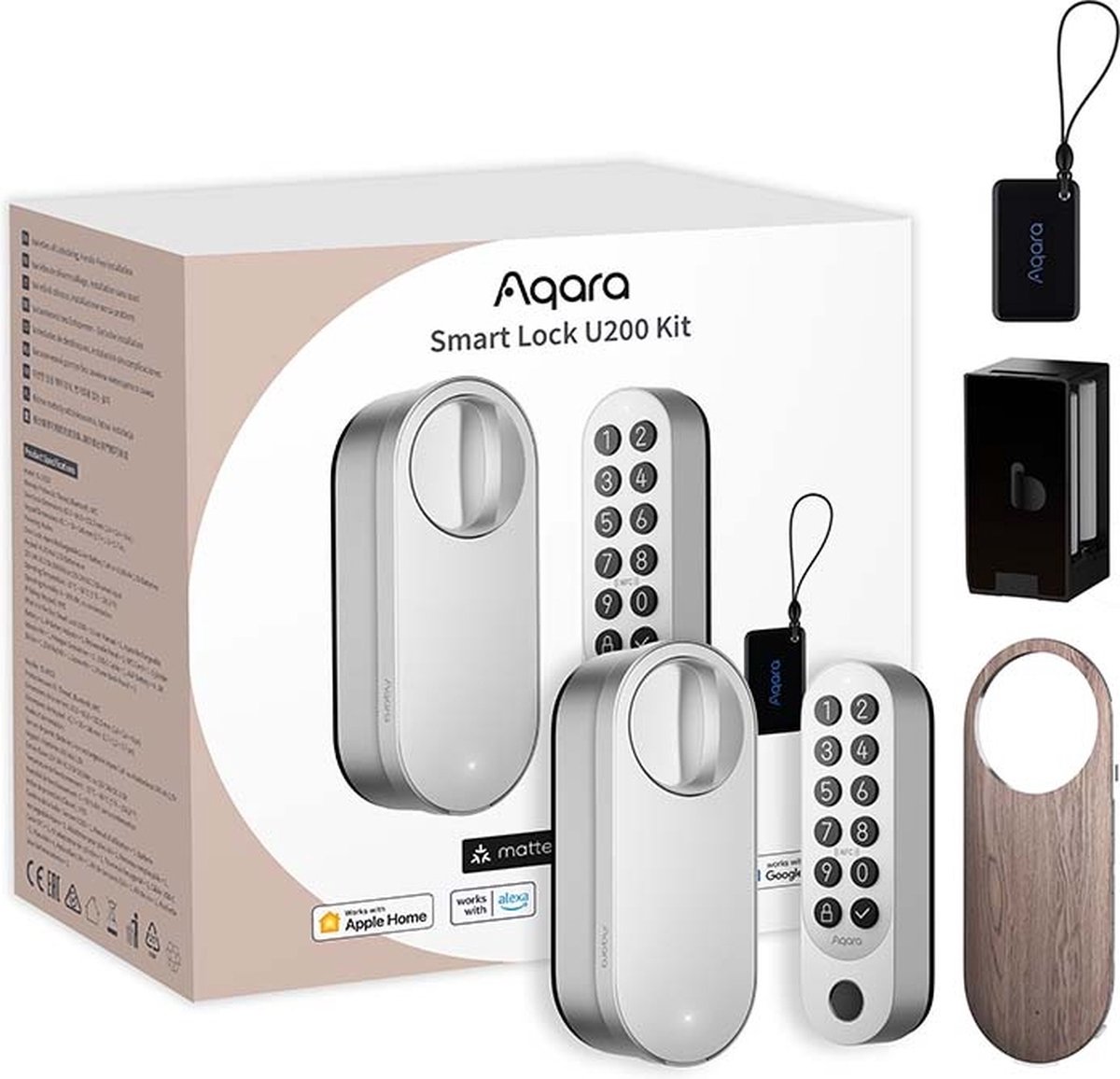 De Aqara U200 Smart Lock Kit in één oogopslag