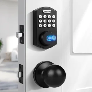 Arch deadbolt zwart