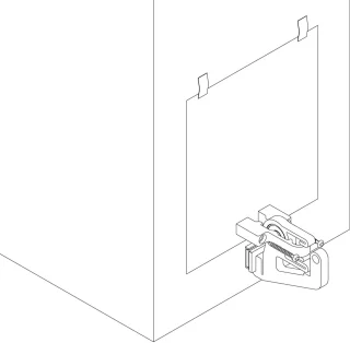 Automatisch magneetslot kippenhok (klapdeur)