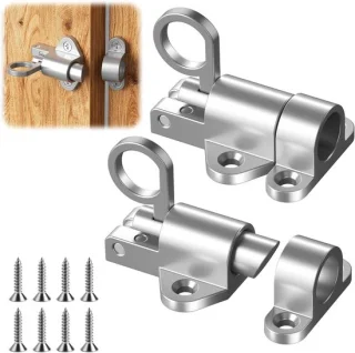 Automatische veersluiting Latch 56x43mm zilver