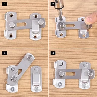 Barn Door Swing Lock for Sliding Doors & Cabinets