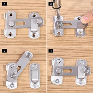 Barn Door Swing Lock for Sliding Doors & Cabinets