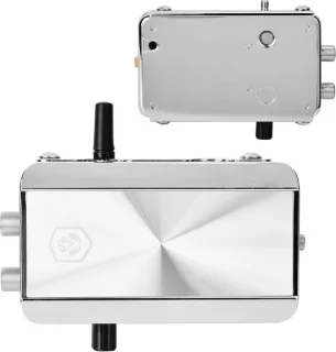 Beveiligingsdeurhanger Rvs elektronisch met afstandsbediening - ShopVlot