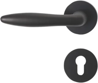 Binnendeurslot deurkruk 35-50 mm zwart