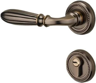Binnendeurslot magnetisch gesplitst 35–50 mm brons