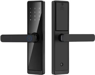 Biometrisch deurslot met handgreep