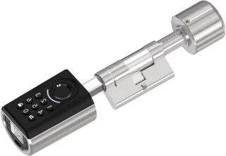 Biometrisch deurslot zilver