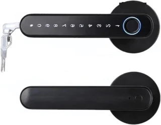Biometrisch deurslot zwart
