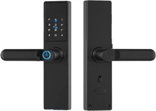 Biometrisch Slim Deurslot 28-48 mm Zwart
