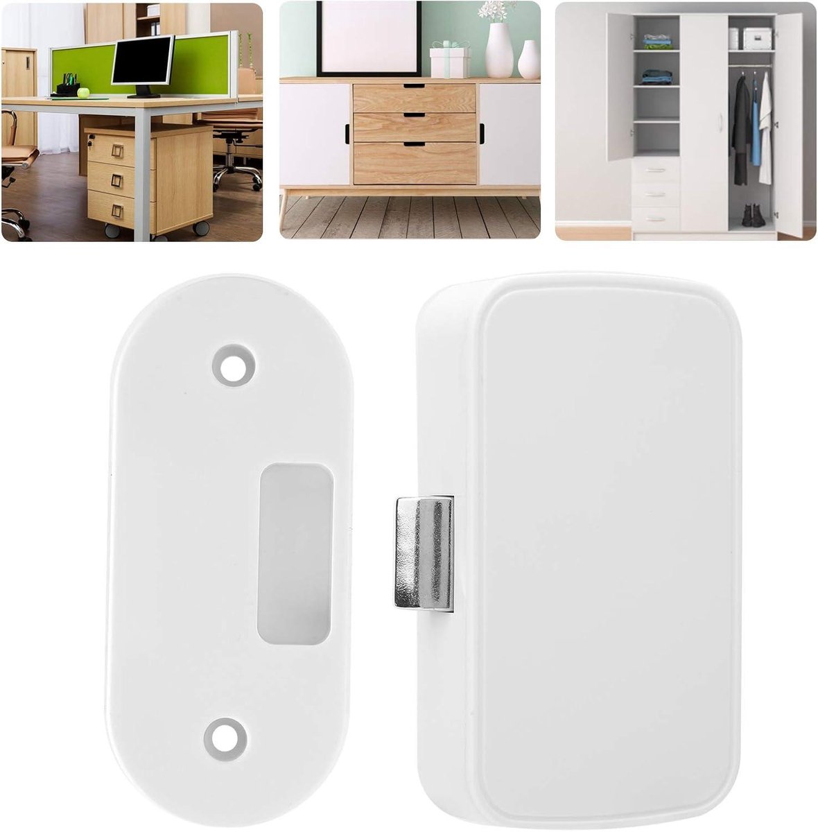 Bluetooth Smart Lock Ladeslot voor Archiefkast en Boekenkast Tuya