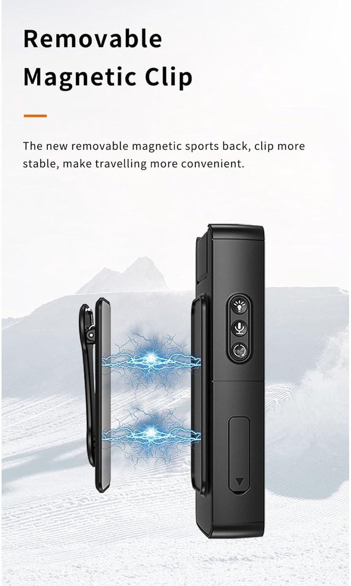 Bodycamera Persoonlijke Camcorder 1080P HD met Magnetische Clip
