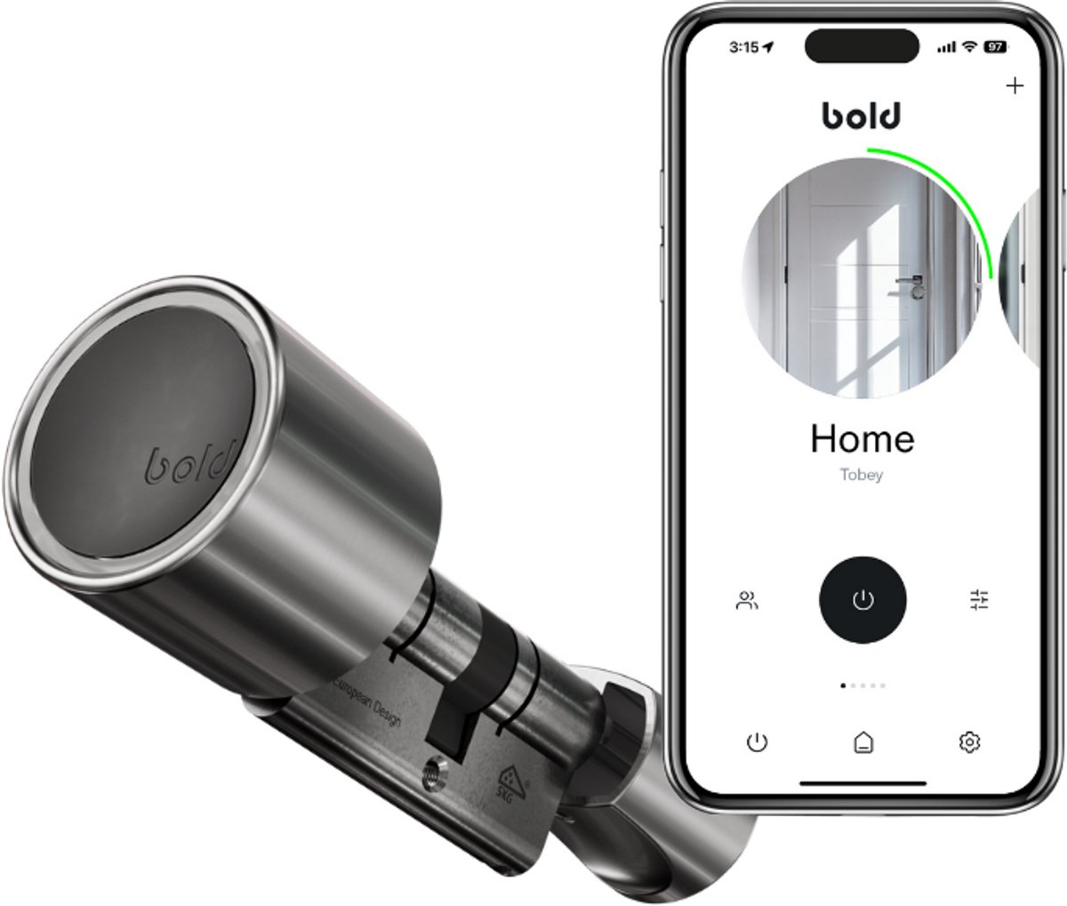 Bold Bold Elite SX-33 Slim Deurslot RVS Zilver