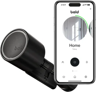 Bold Elite SX-33 Slim Deurslot RVS Zwart