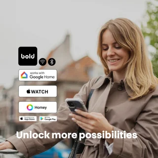 Bold Elite SX-35 Slim Deurslot RVS Zilver