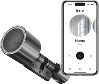 Bold Elite SX-35 Slim Deurslot RVS Zilver