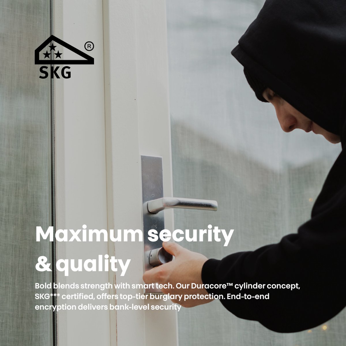 Bold Smart Lock SX-33 RVS Zilver